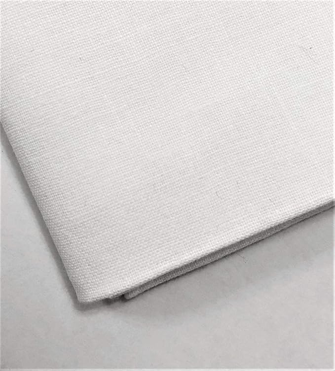 Plain 100% Cotton Fabric for Arts & Crafts, Dressmaking, Quilting, Sewing, Bedding, Pillowcases, Bunting - 150 CM Extra Wide by Black Horse Surrey (White, 1 Meter)