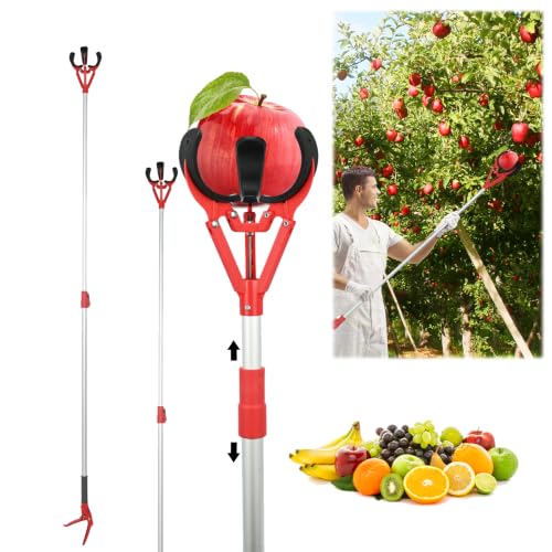 Pértiga telescópica para recoger fruta ajustable 54-88 pulg miniatura 1