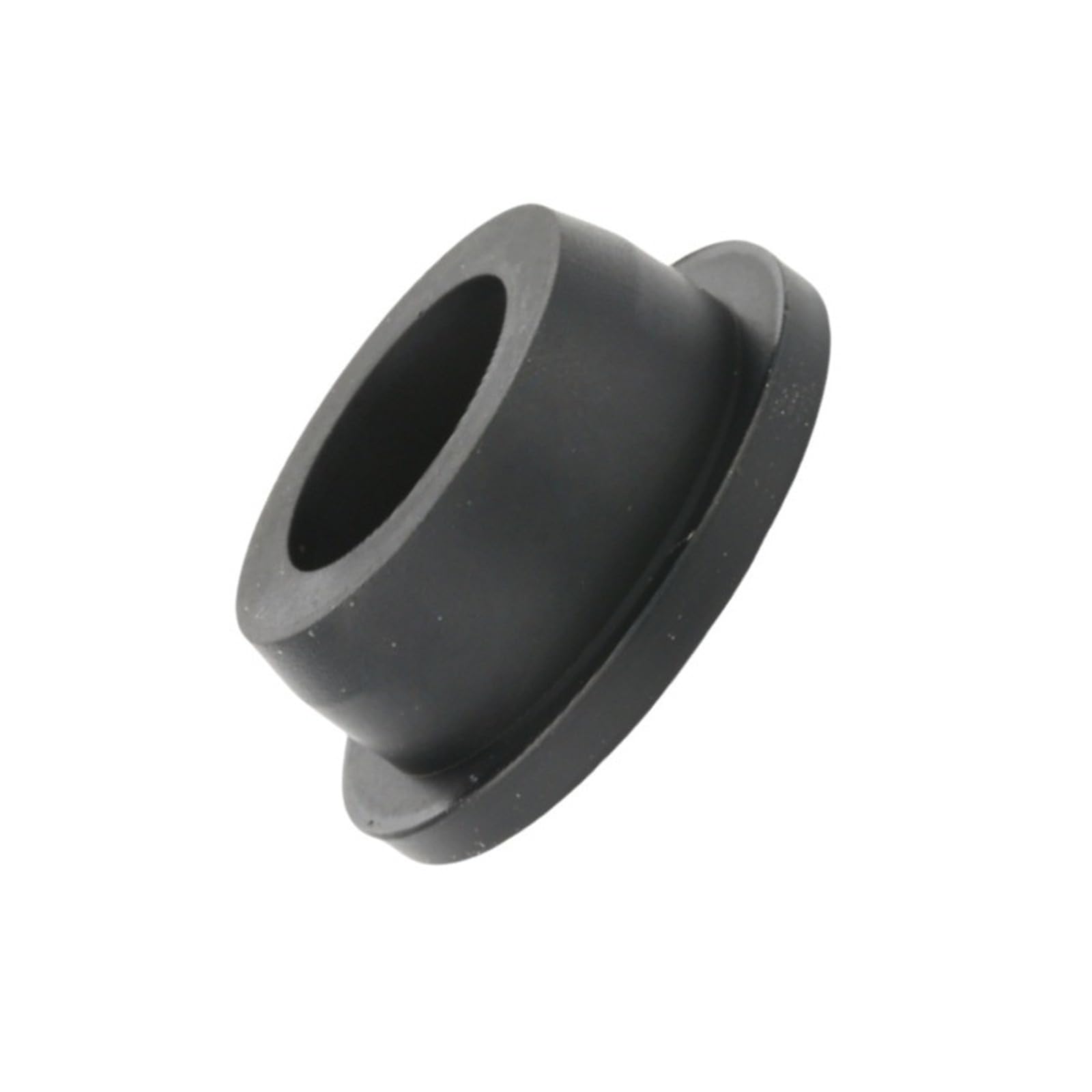 Rubber Stopper 5 Pieces Silicone Rubber Plug 6.8-12mm, Circular Black Elastic Seal Stopper for Test Tube Openings(7.3mm)