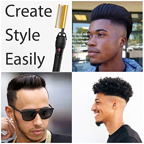 DAN Technology Beard Straightener Curved Hot Comb