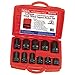 Genius Tools 11PC 1" Dr. Metric & SAE Truck Wheel Impact Socket Set (CR-Mo) - TR-811MS