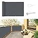Produktbild SUNNY GUARD Balkon Sichtschutz 90x400cm Balkonabdeckung HDPE UV-Schutz Windschutz Balkonverkleidung, mit Kabelbinder,Anthrazit