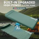 Self Inflating Sleeping Pad with Electric Pump, 30s Inflate Memory Foam Mat - Image 3
