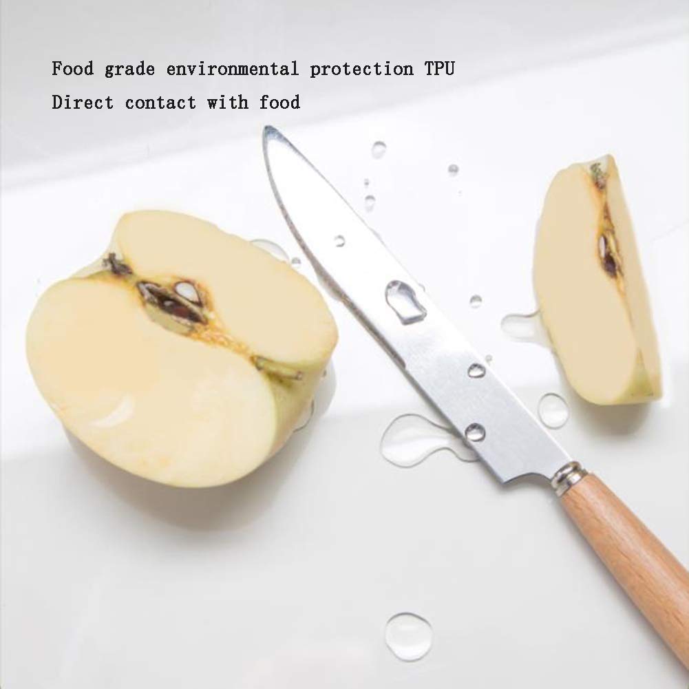 Tappetino Trasparente Parquet 1,0/1,5/2,0 Mm di Spessore Copri Proteggi Tavolo PVC Protezione da Scrivania Impermeabile Resistente al Calore Fonoassorbente per Cucina (Clear-1.5mm,90x90cm)