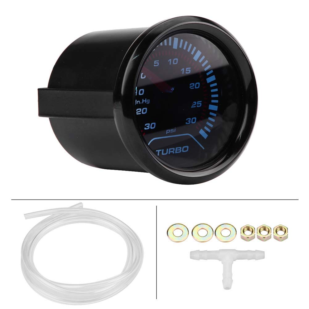 Medidor de presión turboalimentado Turbo Boost Cara de humo universal 52 mm
