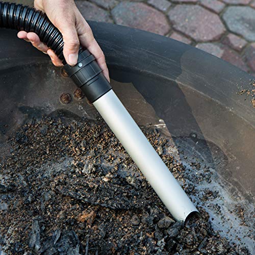 Snow Joe ASHJ201 4.8-Gallon 4-Amp Ash Vacuum w/Metal Storage Tank, Hose, Filters, Cord Organizer