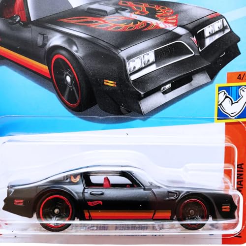 Image of Hot Wheels 1:64 77 Pontiac Firebird T /A Muscle Mania 3 Years & Above (Black)