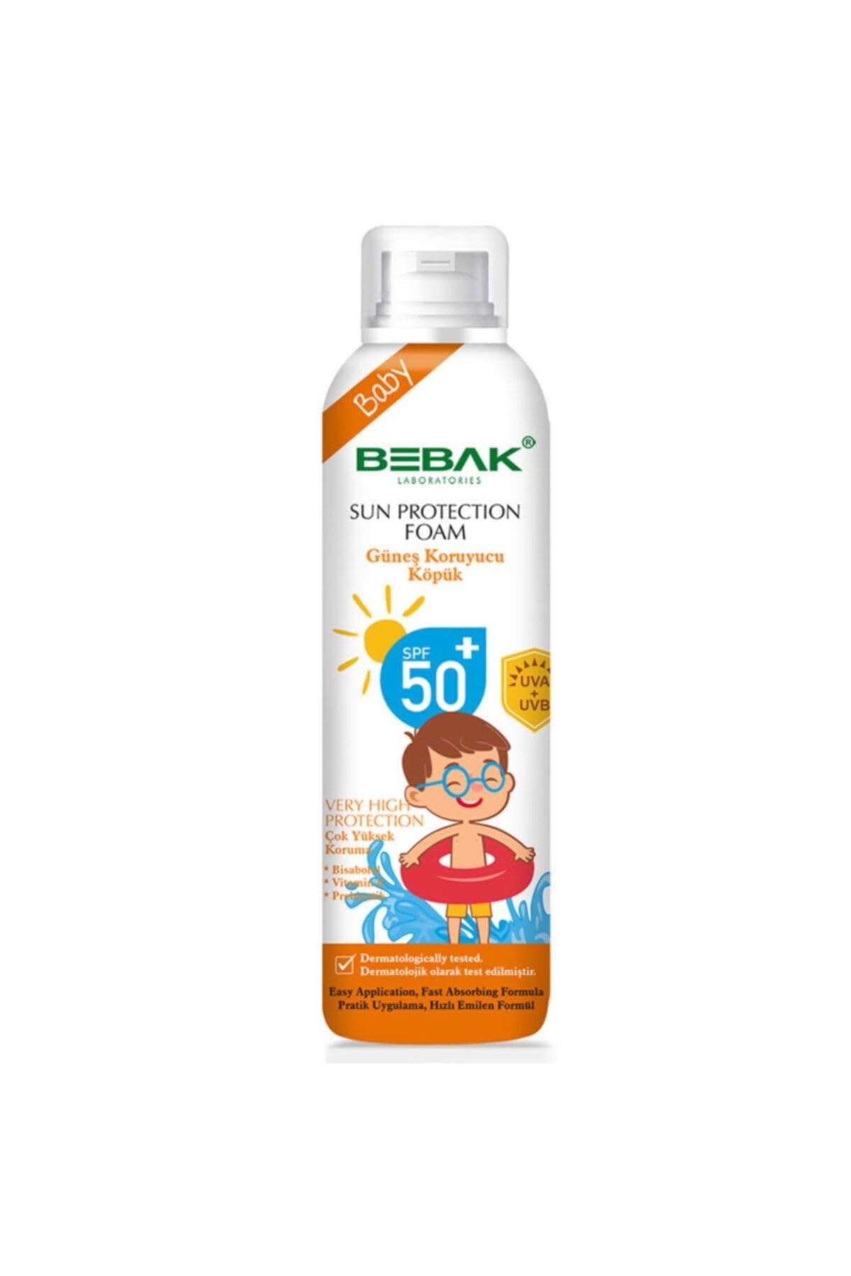Bebak Bebek Güneş Köpüğü 50 Spf 150 ml