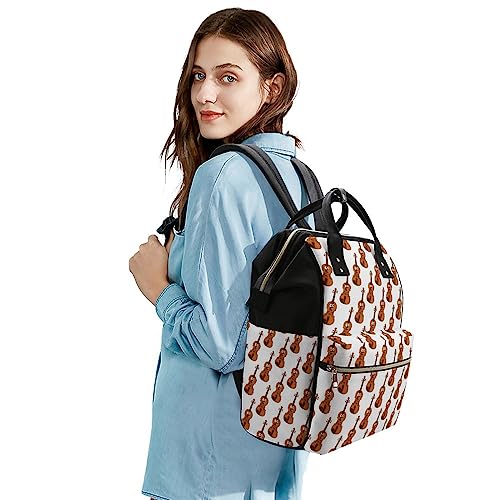 Cartoon-Violin-Diaper-Bag-Portable-Backpack-Mommy-Bag-Travel-Shoulder-Daypack-for-Outdoor-Working-Beach