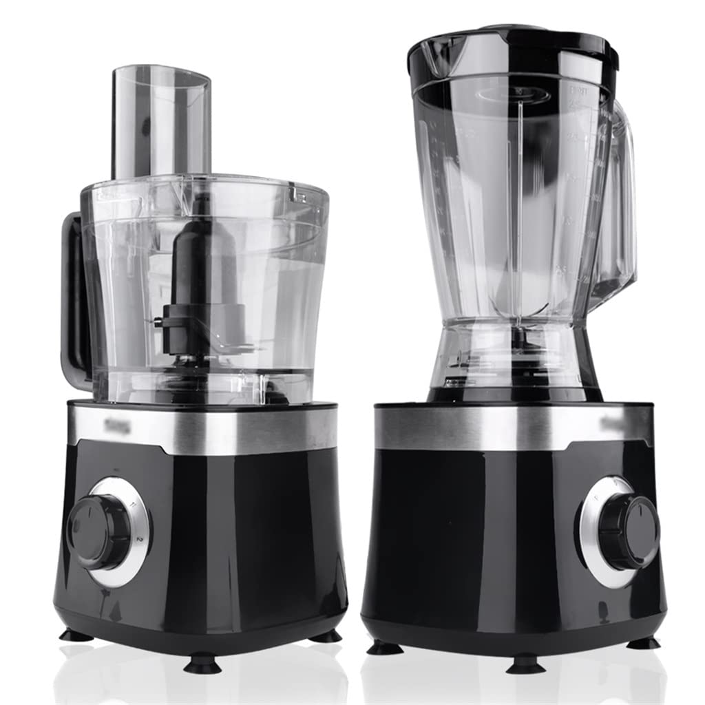 Procesador de Alimentos 2 en 1, Hoja SS de 800W, picadora eléctrica Multifuncional for Cocina doméstica, picadora de Carne