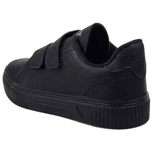 Sapatenis Infantil Sapatilha Calce Facil Casual Social LIGHT + Oculos Relogio Cor:Preto;Tamanho:32