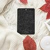 Felt Texture Charcoal Black Car Air Fresheners 4 Pcs Hanging Scented Cards Fragrance Scented Cards For Car Aromatherapy Tablets #5