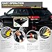 iwannachange Side Window Trim Chrome Delete Vinyl Wrap Overlay fit for 2011-2021 Jeep Grand Cherokee with Blackout Film Gloss Black Kits Accessories