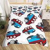 【Design】 : Ensemble de housse de couette à motif d'impression 3D pour les enfants, la housse de couette élégante rendra votre chambre élégante et attrayante. L'intérieur est blanc, non imprimé. Il peut transformer votre pièce d'ennuyeuse en invitante et être un excellent choix de cadeau pour vous et vos amis.