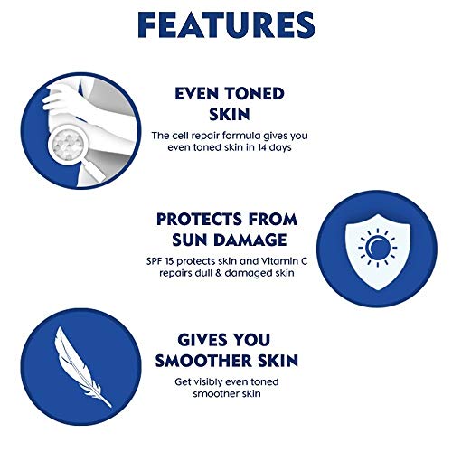 Image of Nivea Body Lotion, Extra Whitening Cell Repair SPF 15, For All Skin Types, 400ml & Creame, All Season Multi-Purpose Cream, 200ml