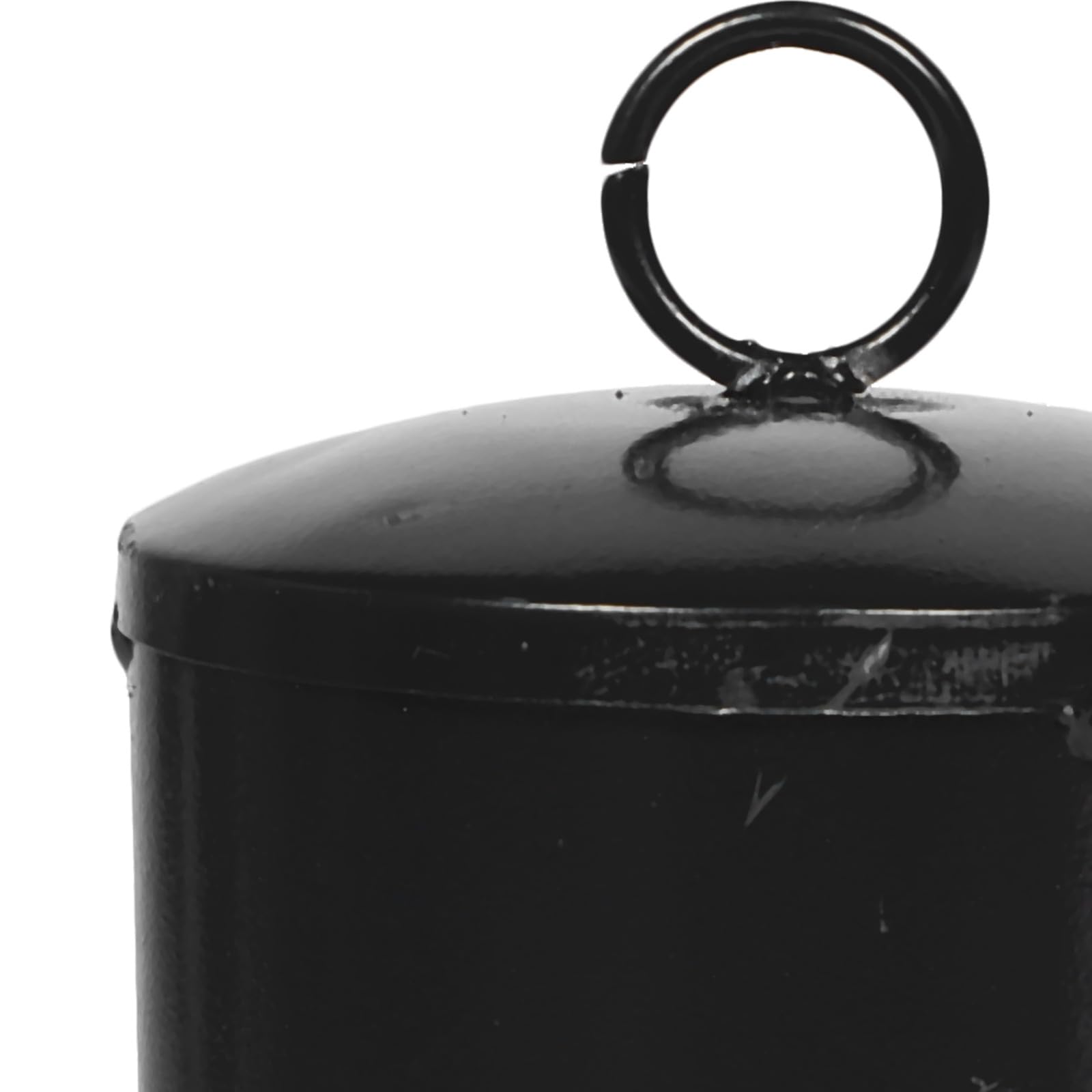 Barrière de Sécurité en Acier Noir Renforcé pour Arrêt de Stationnement Cônes de Stationnement, pour Isolation Routes et Chantiers