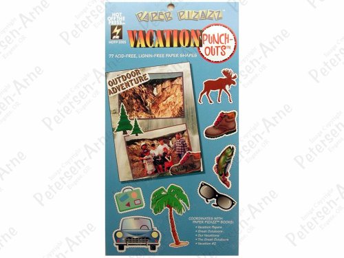 Hot Off The Press Paper Pizazz VACATION PUNCH OUTS For Scrapbooking, Card Making & Craft Projects by Hot Off The Press