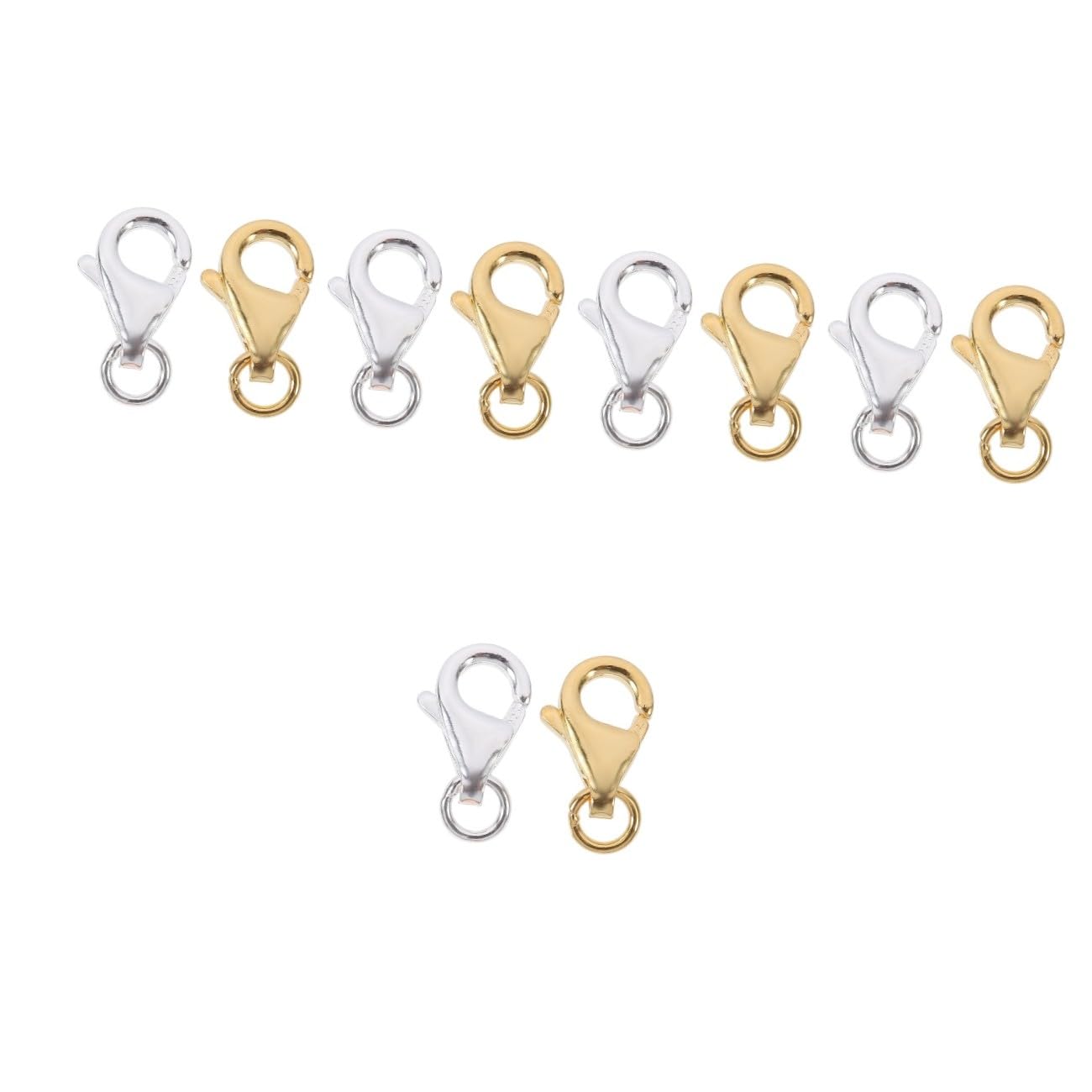 Operitacx 10sets Chiusure Per Collane e Bracciali Fai Da Te Materiali Per Gioielli e Accessori Artigianali Per Creazioni Uniche