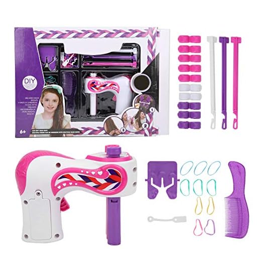 Hair Braid Twister Machine DIY Elektrisk Flätningsmaskin Automatisk Twist Braid Hair Braider Twister Braid Maker Machine Hårstylingverktyg Fashion Salon Toy Kit för Barn/Flickor/Kvinnor(#1)