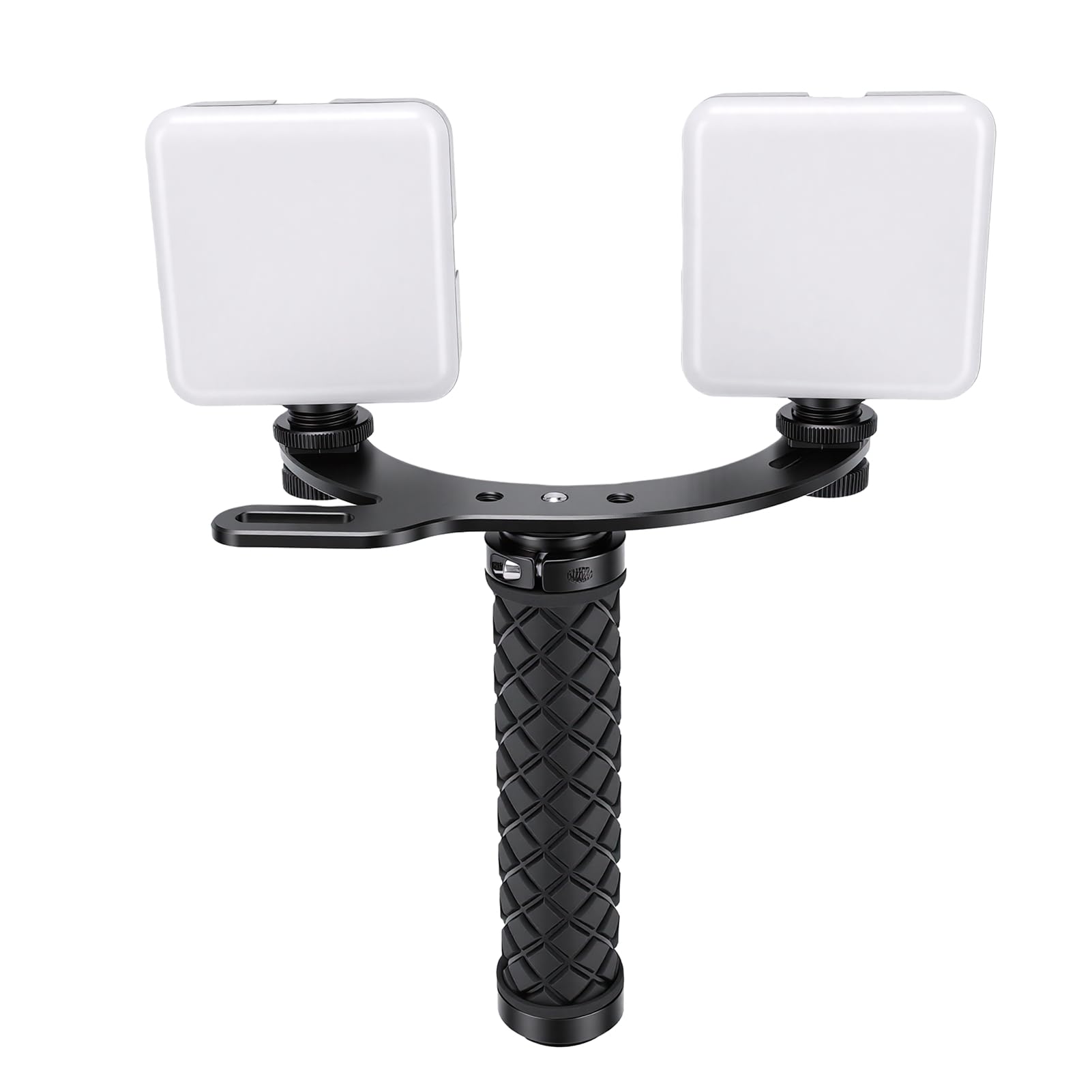 Fabater 2PCS Videolicht, Selfie-Licht, 5600K Wiederaufladbare Tragbare Fotografiebeleuchtung für Telefon-Vlog-Filmen, Laptop-Foto-Make-up