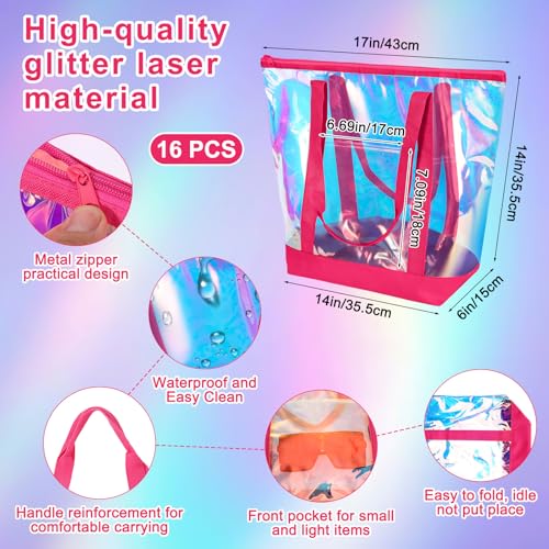 Bolso Tote Clear Silkfly, PVC, con cierre miniatura 4