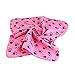 Inzopo Warm Lovely Fleece Blanket Pet Dog Paw Print Pattern Soft Bed Mat - Red, S Red Small