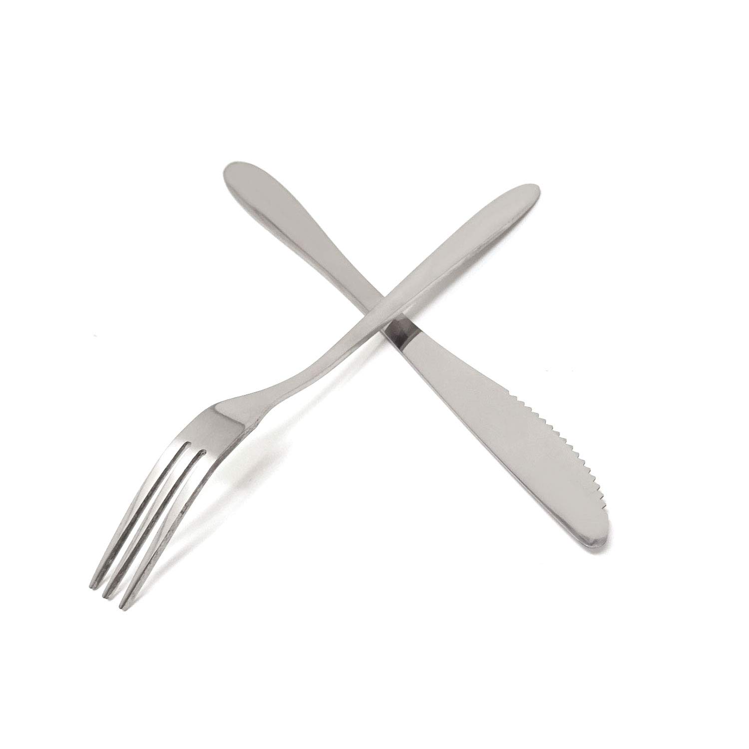 Honbay 8PCS Mini Stainless Steel Cake Dessert Appetizer Salad Forks and Knifes for Party Bar Home — Amazon image 4