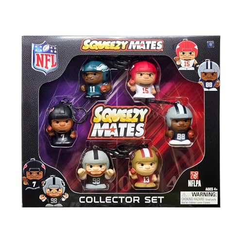 Teenymates Party Animal Series 8 NFL 2026 Squeezymates Figures Team Colors One Size (Series 8 Squeezymates 2026 NFL Box Set)