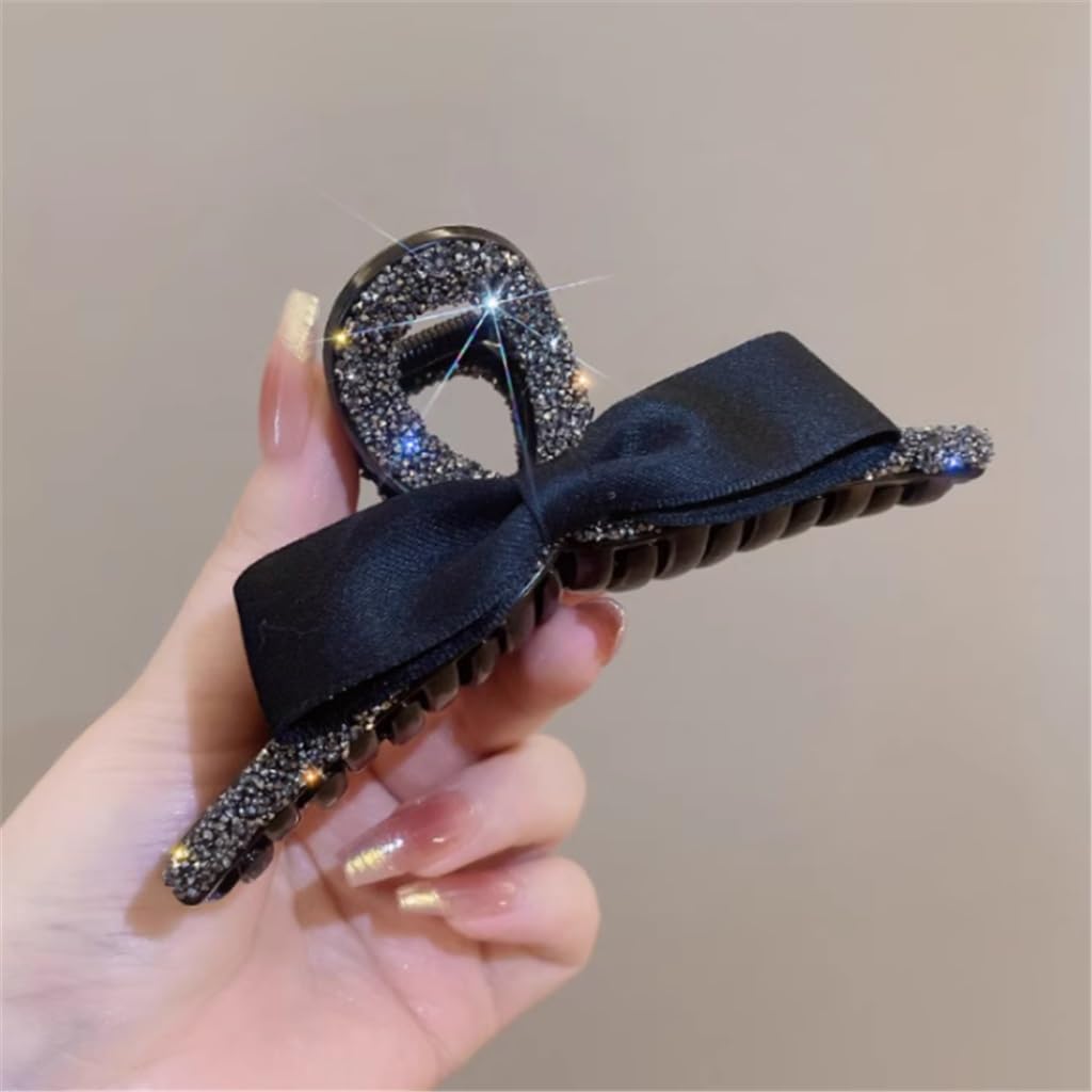 Amazon.co.jp: KDUQHF 黒髪のヘアクリップ女性後頭部プレートヘア