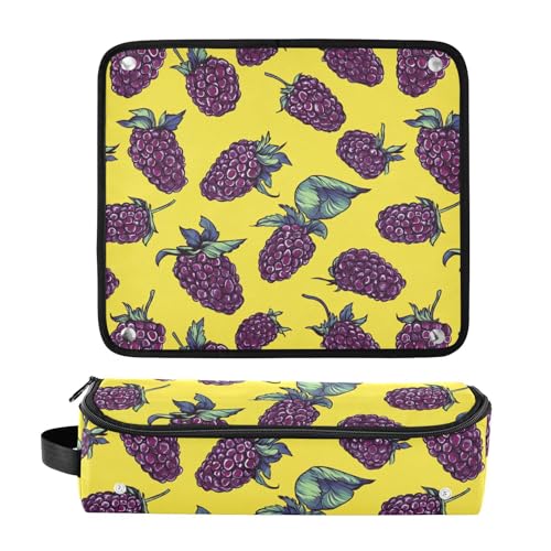 Bolsa de viaje y tapete resistente al calor para herramientas de cabello miniatura 3