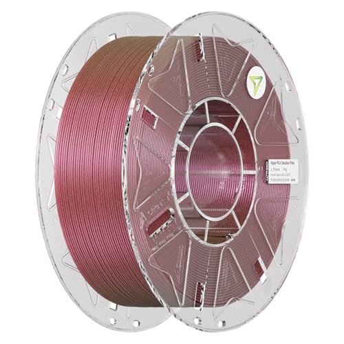 Creality PLA Starry Galaxy 3D Printer Filament, 1.75mm Sparkle PLA, Shimmering Stardust Finish, High-Speed RFID Smart Filament, Smooth Shine Fits for Most 3D Printers (Stardust Pink)