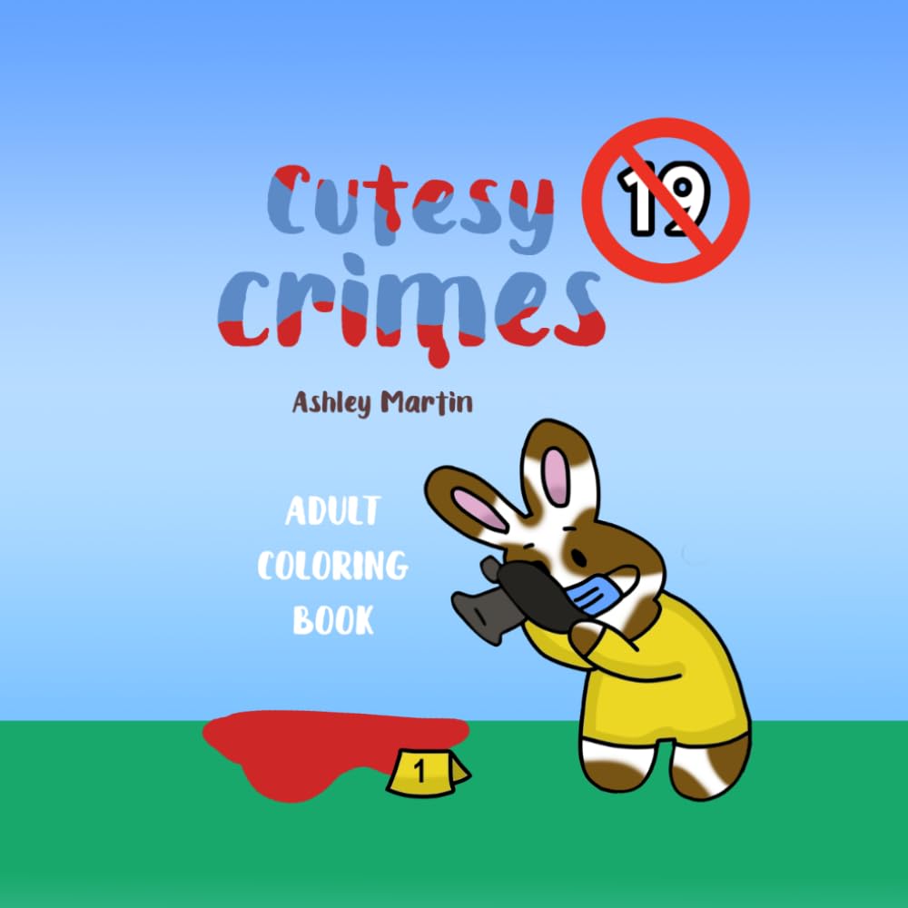 Cutesy Crimes: Coloring Book