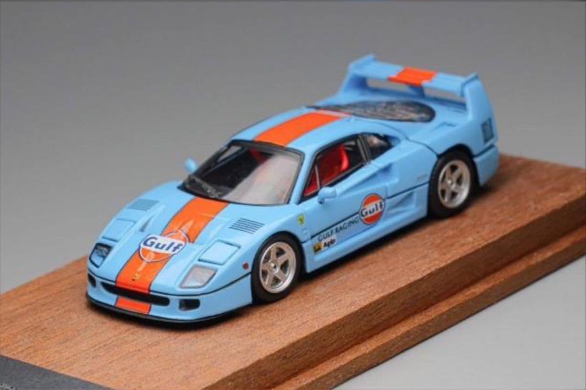 PGM-640602 PGM 1/64 Ferrari F40 LM Full Opening Model Gulf Square
