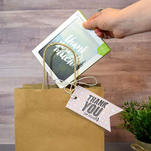 Prime Line Packaging Small Shopping Bags with Handles, 8x4x10 In, 400 Pack by Prime Line Packaging - Image 8