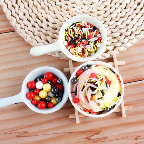 Image of Mouse Sprinkles, Red Black Yellow White Cartoon Pearl Sprinkles Mix, 4.6oz