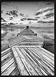 HUBDECO Bild Wanddekoration Poster - Hochwertiges Poster 