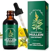 Königskerze-Extrakt - 60ML Mullein Leaf Drops - Königskerzenblatt-Tropfen - Kraftvoller Königskerzenblatt-Extrakt - Natürliche Reinigung, vegetarischer gesunder Lebensstil