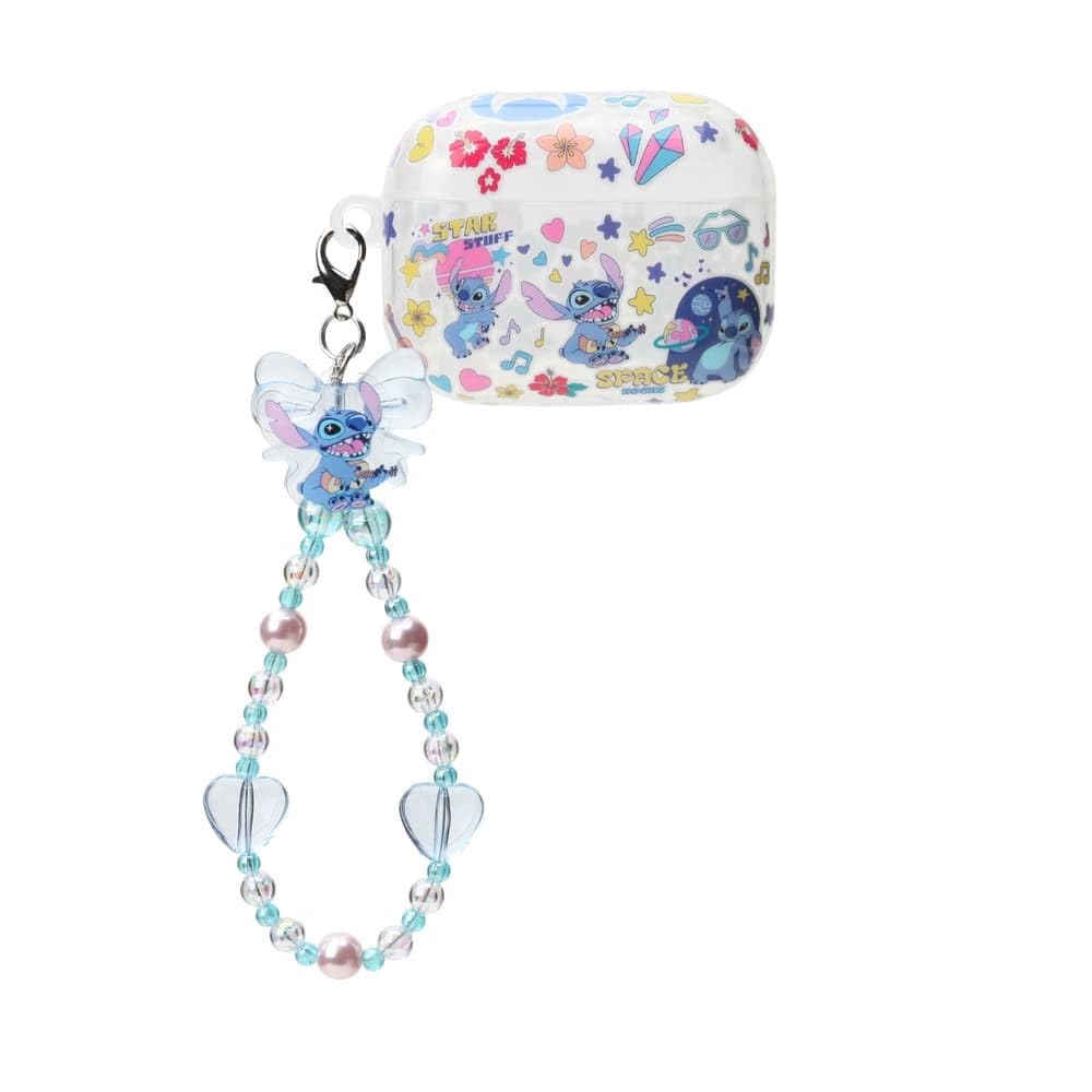 キャラクター デザイン AirPods Pro3 用 TPU ソフトケース ディズニー スティッチ PG-DAPP3TP03STI