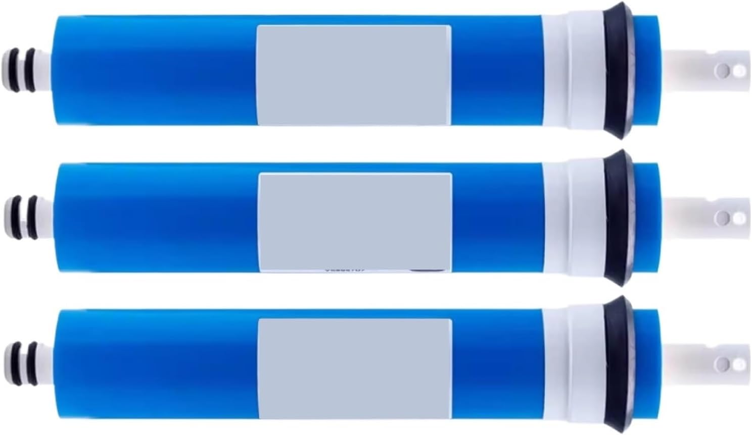 3-Pack 75 GPD BW60-1812-75 Reverse Osmosis Membrane Replacement Filters For Water Filtration Systems