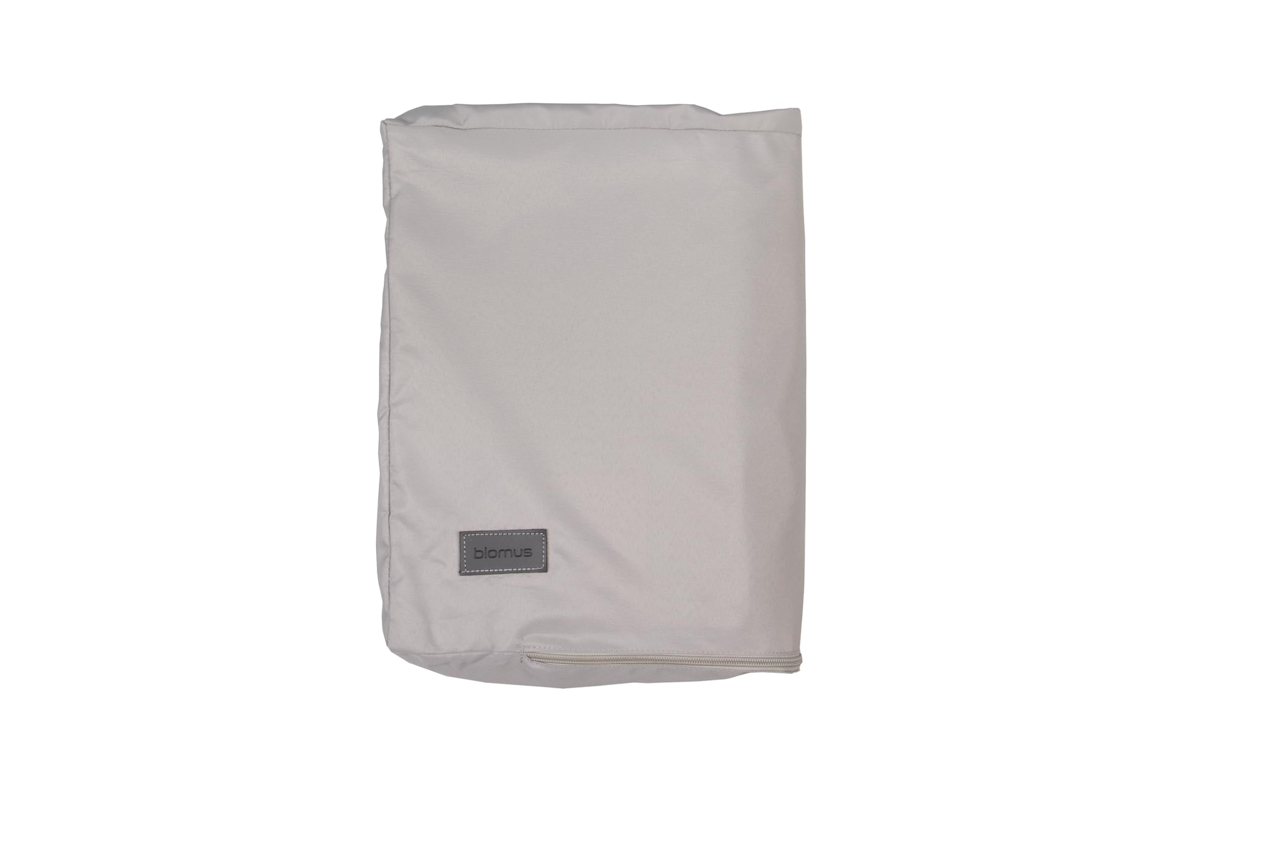Blomus Aufbewahrungshülle -STAY- Pouf | Aufbewahrungsschutz für Pouf Hocker 60L x 60B x 40H cm | Farbe Light Gray | Atmungsaktiv Wasserabweisend