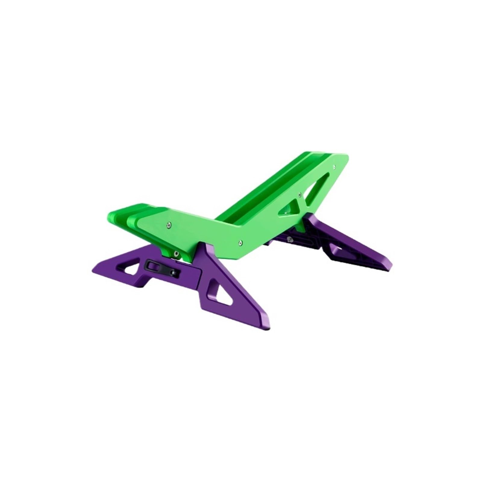 Bisxhvqjzkc Green Purple Adjustable Indoor Bike Floor Parking Rack