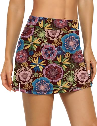 Image of LouKeith Tennis Skirts for Women Golf Athletic Activewear Skorts Mini Summer Workout Running Shorts with Pockets