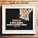 Stephen Curry Wall Art – “Success Is A Choice” Motivational Quote Poster – 10x8 Basketball Decor for Gym, Locker Room, Boys Bedroom or Office – Inspirational Gift for Teens & Athletes.UNFRAMED