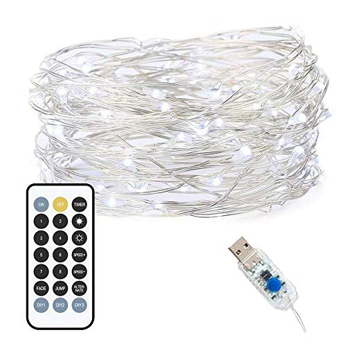 Arca Luce Catene led per Natalizio Presepe a Striscia a 5M IP65 con attacco USB telecomandato 8 modalita + 3 DIY timer