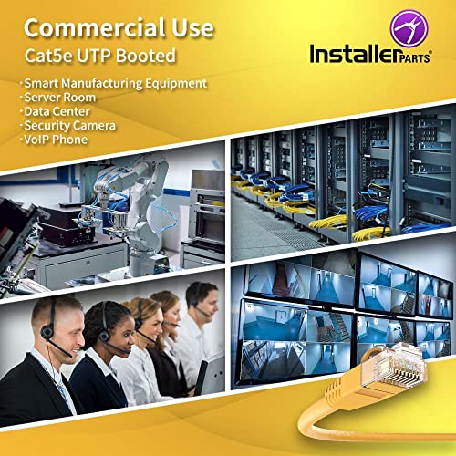 Cable Ethernet CAT5E UTP 3.05 m Pack x10 Amarillo miniatura 4