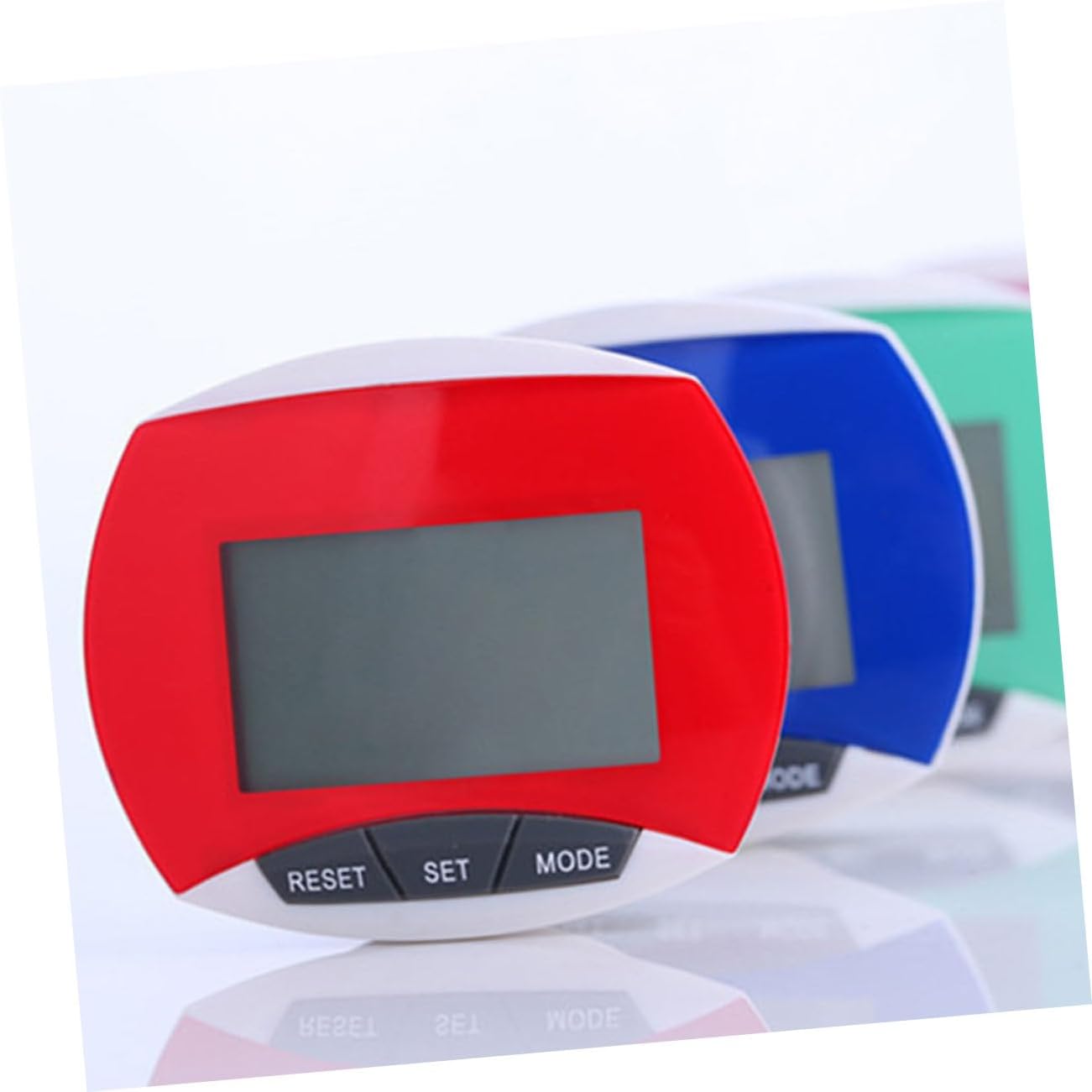 Multi Functional Walking Pedometer with Large LCD Screen Digital Step Counter for Running Fitness Outdoor Sports Clip Design for Men Women and Seniors Random Color