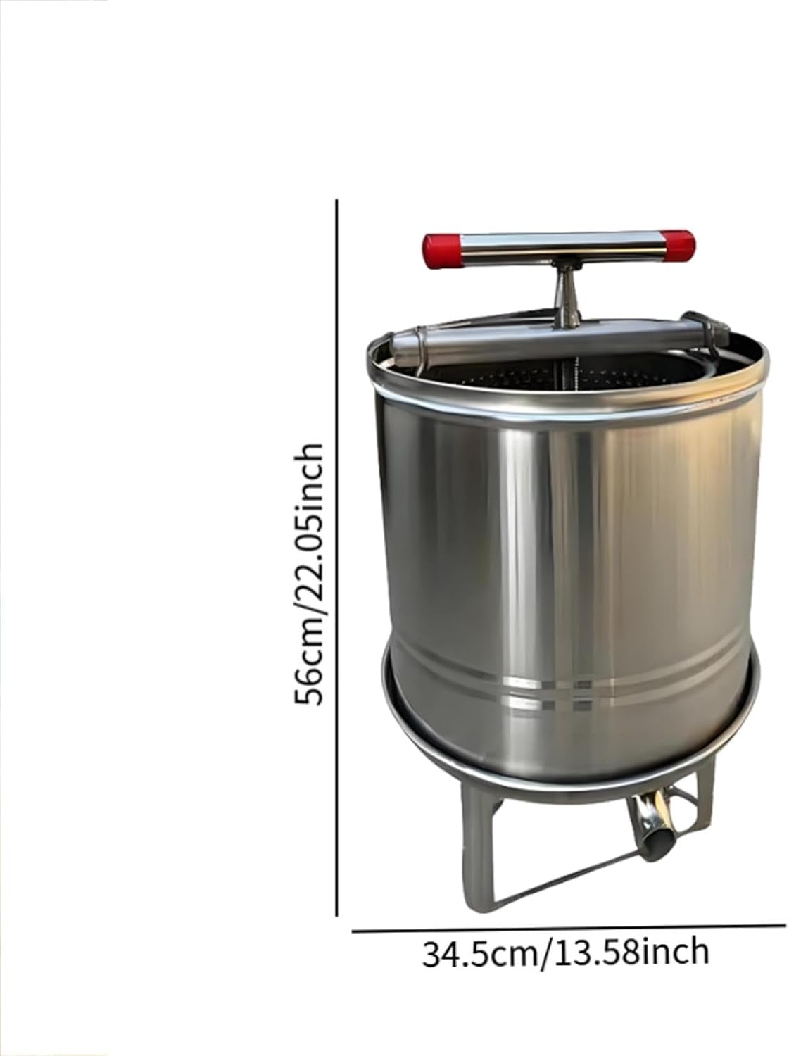 Toysmith 大型蜂蜜圧搾機 フルーツワインプレス 丈夫な供給品 クラッシャー ワイン作り オイルポマス グレープジュース 野菜