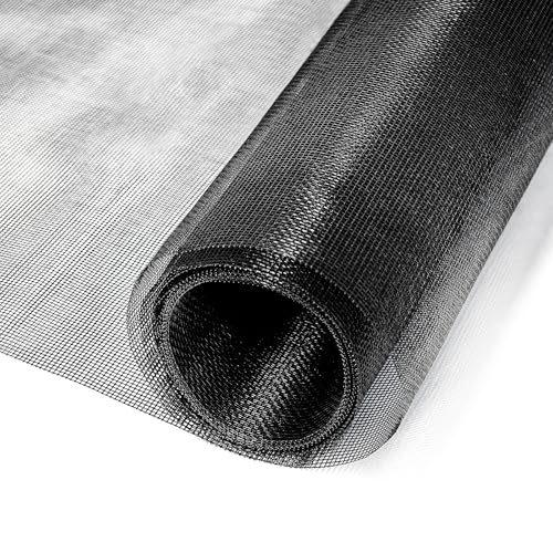 King&Charles Window Screen Door Mesh, Window Screen Replacement/Repair Kit, 48&rdquo;x118&rdquo; Fiberglass...