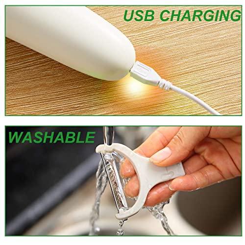 Elektrischer Obstschäler Für Trauben, Tomaten & Knoblauch - Automatisch & Wiederaufladbar