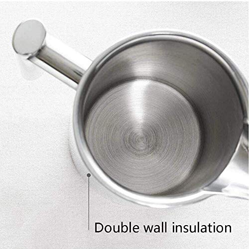 Cafetera con filtro de acero inoxidable, sistema de prensa francesa de 350 ml, aislamiento de doble pared, cafetera de acero inoxidable